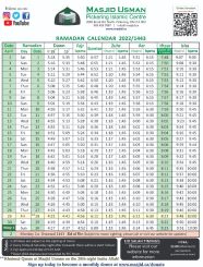 Ramadan Calendar 2022 1443 Pickering Islamic Centre Ramadan Calendar 2022 1443 Pickering Islamic Centre