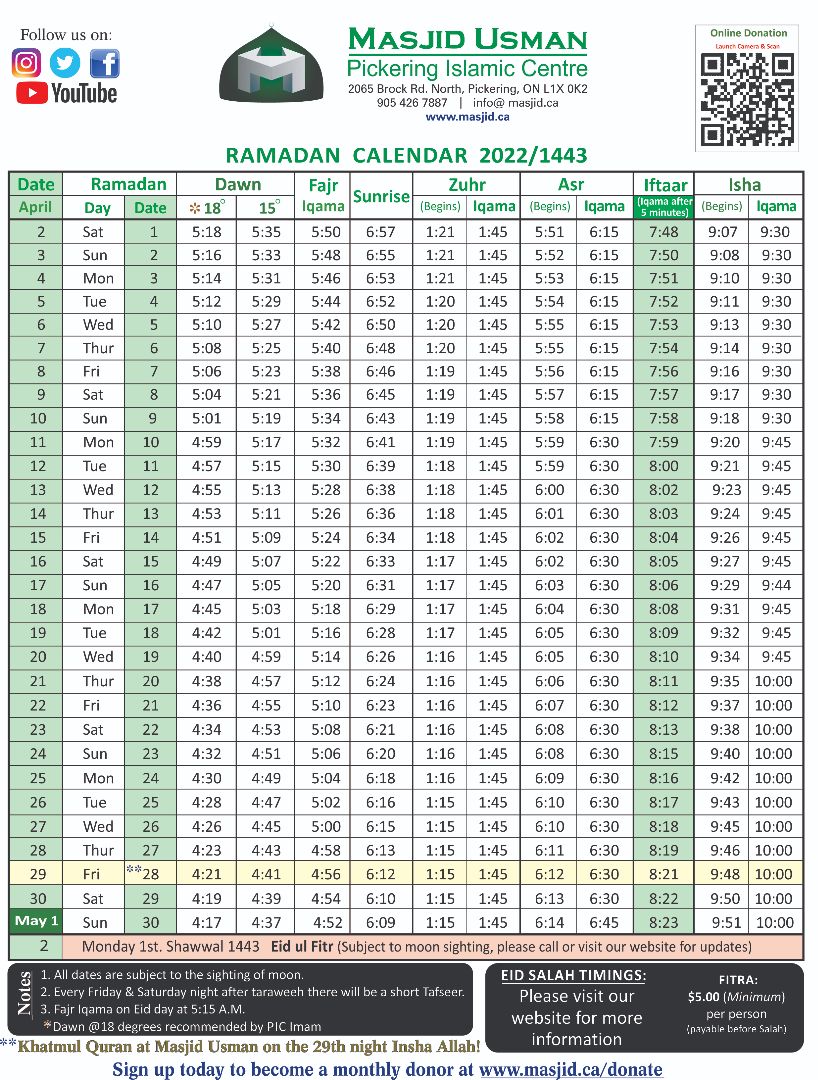 Ramadan 2024 Singapore Timetable/Calendar (Muis) Imsakiah, 51 OFF